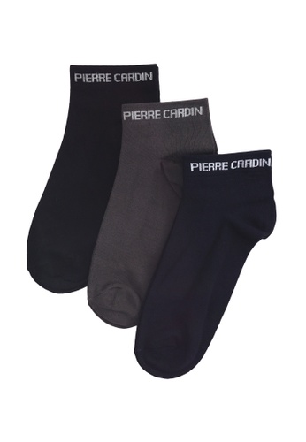 Pierre Cardin multi Anti-Bacterial Odor Free Bamboo Ankle Socks 3 Packs PS7021A 7DA5DAAC64AB65GS_1