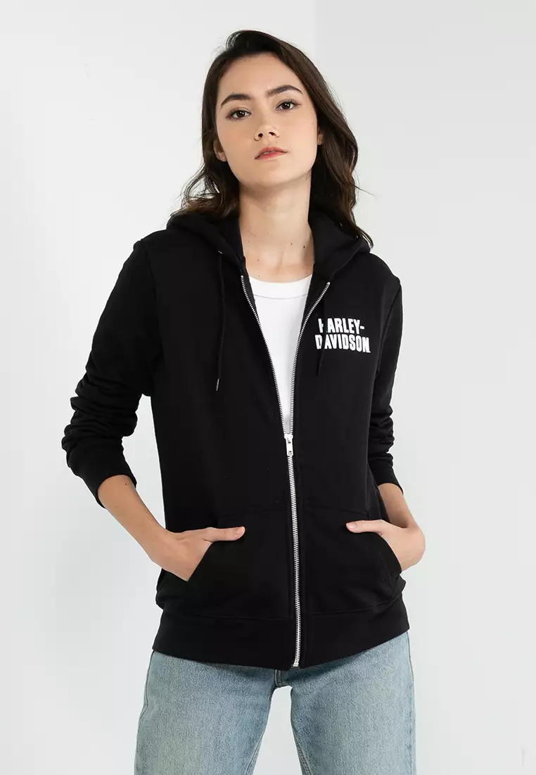 Harley davidson womens zip hoodie shop