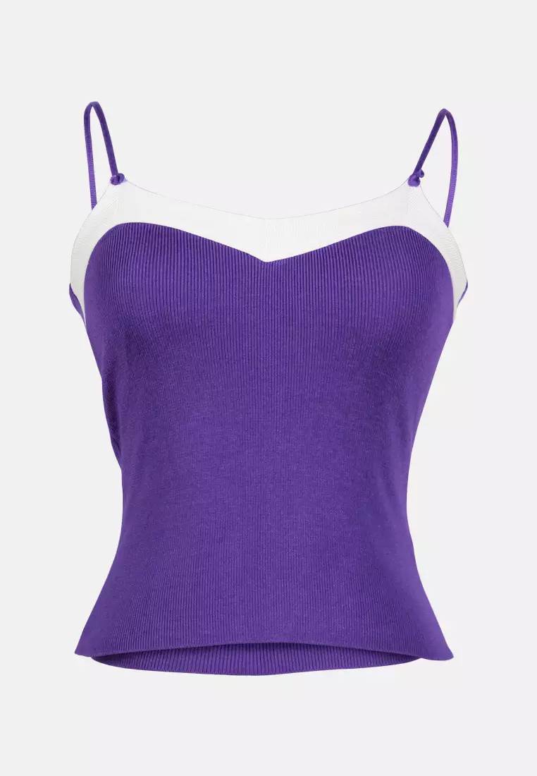 Lavender spaghetti strap top hotsell