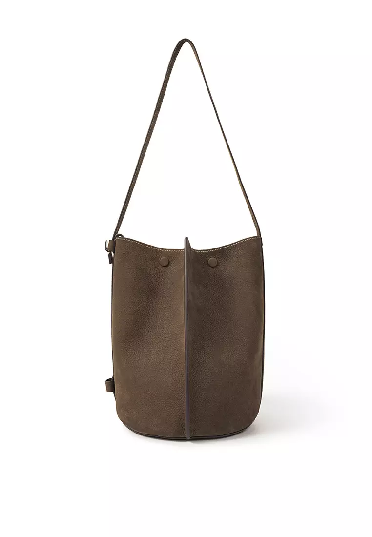 ORUKAMI Flat Hook Convertible Bucket Tote - Cacao
