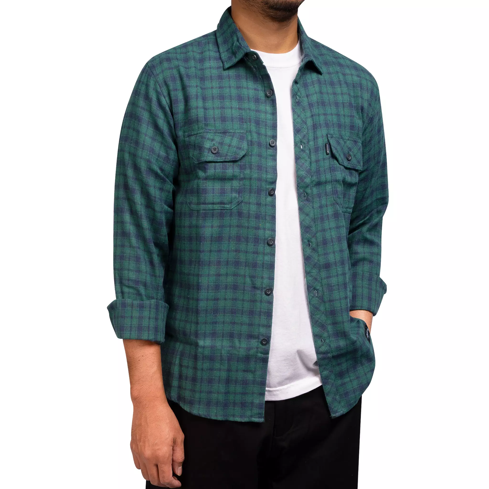 Kemeja Flanel Panjang S-Follag Unisex