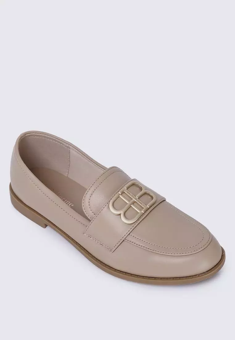 My Ballerine Minetta Comfy Loafers In Nude