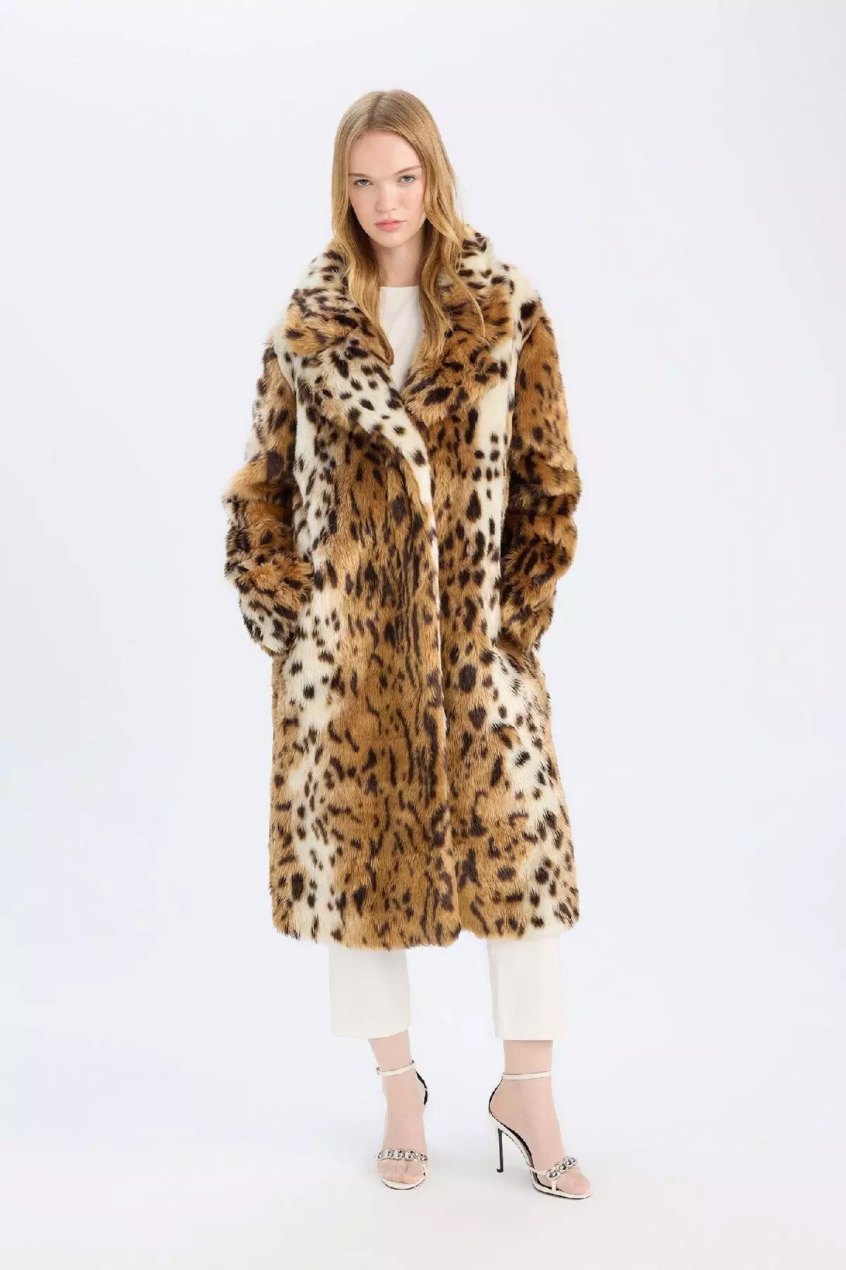 Leopard Coat Kate Spade Leopard Booties Buy DeFacto Relax Fit
