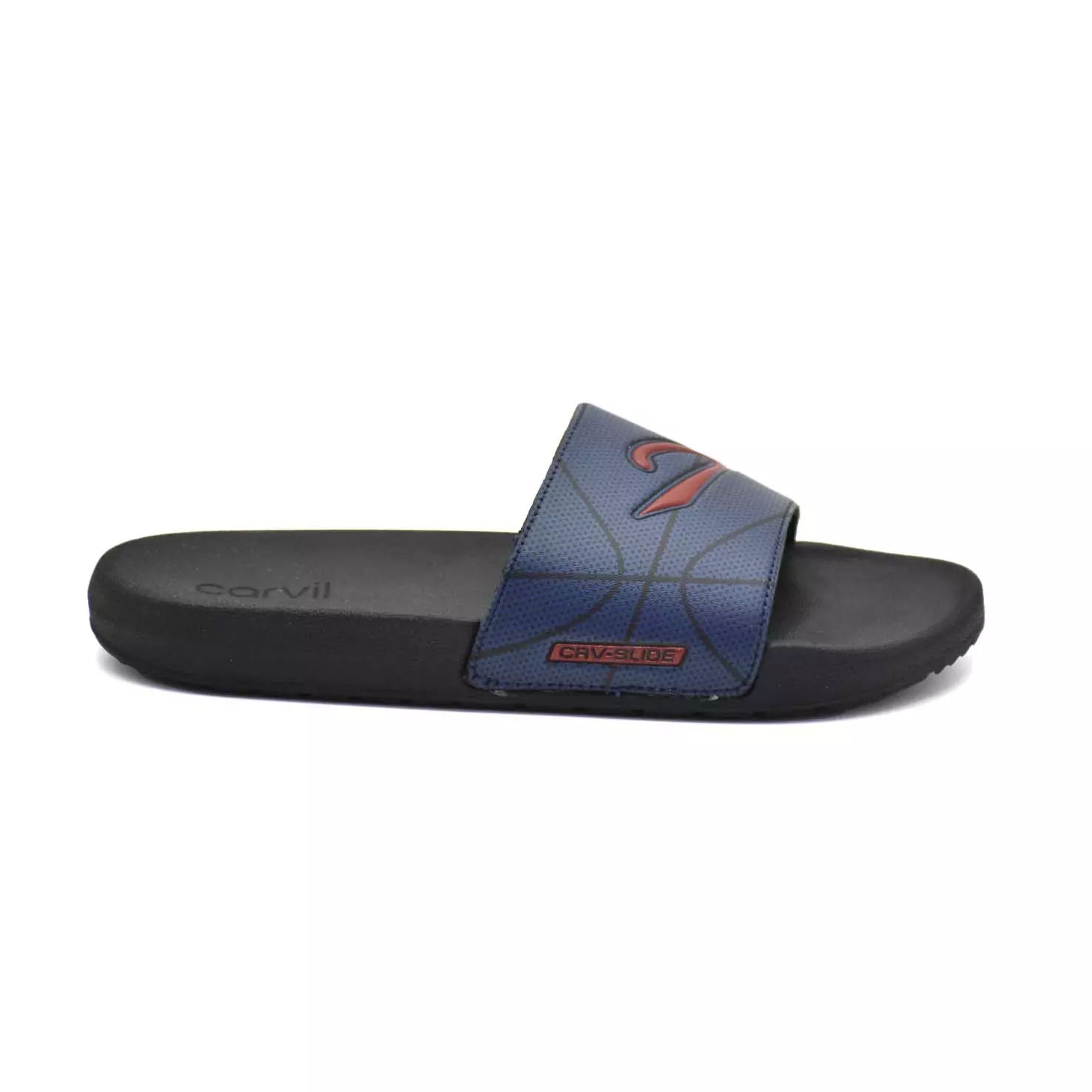 Carvil Sandal Slider Anak Sevilla-SK Black/ Navy