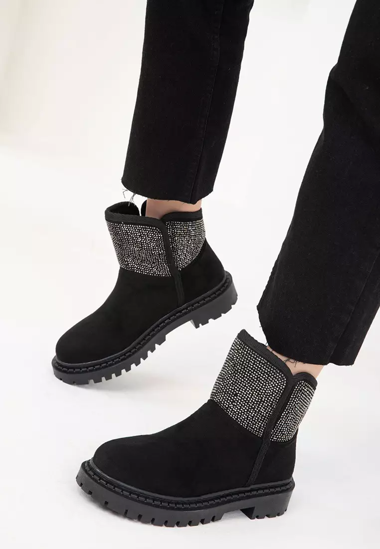 Discount on Soho  shoes - SKU: Collared Boots