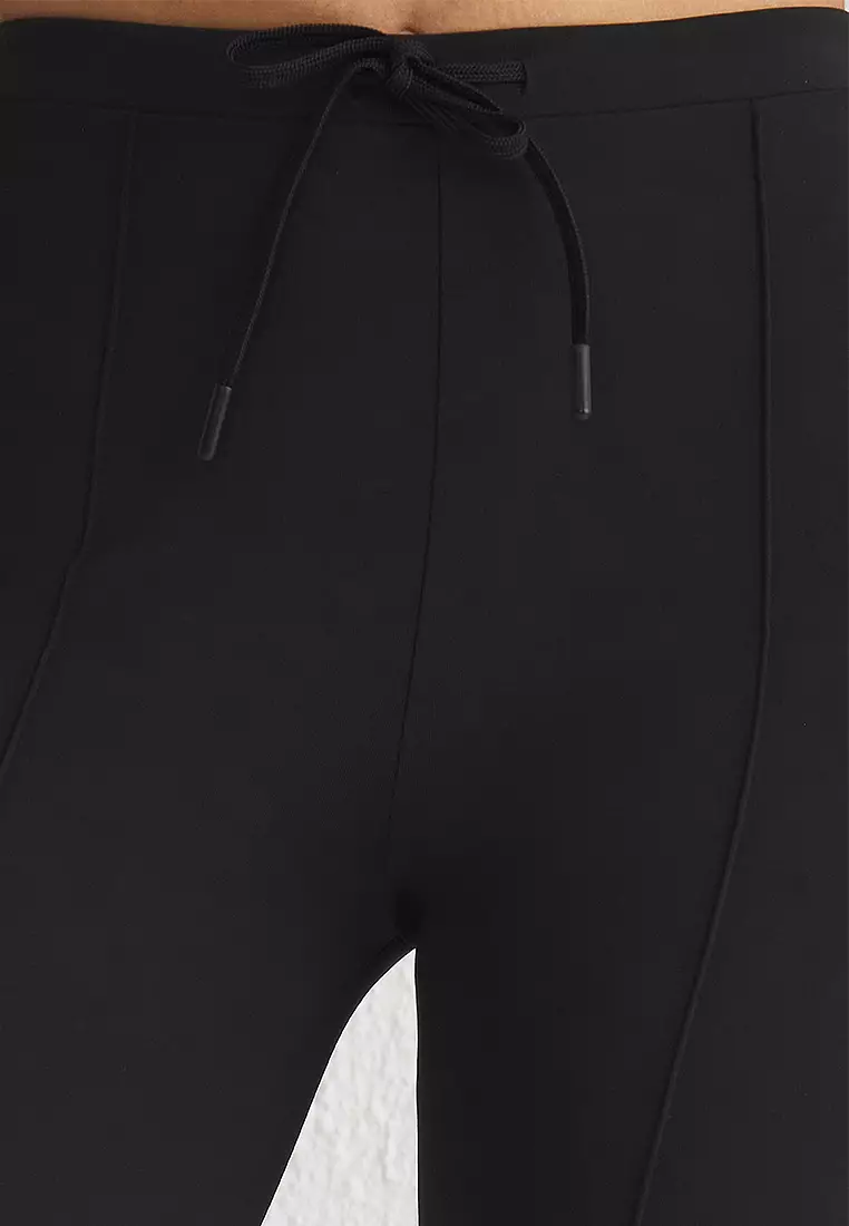 Sporty Flare Hem Sweatpants