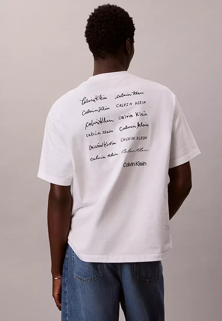Relaxed Script Logo T-Shirt - Calvin Klein Jeans