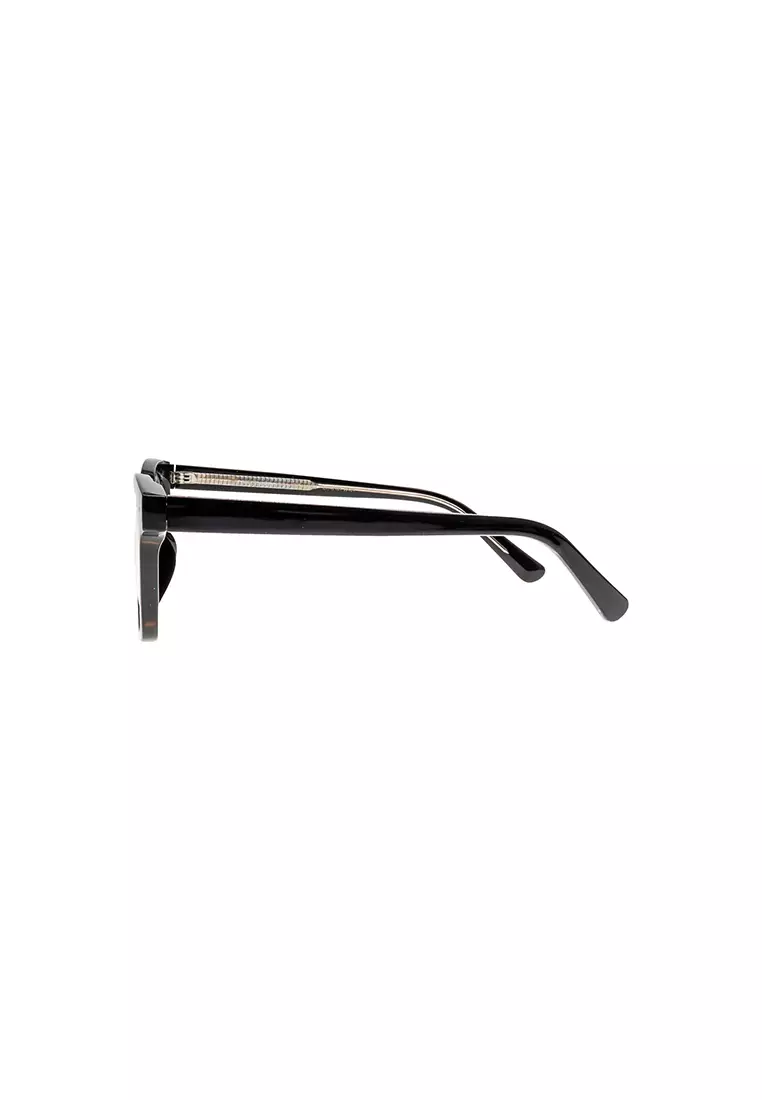 Genkei (Acetate Eyeglasses) Anti-Radiation Computer Eyeglasses for Women/Men - Dark Ink