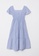 LC WAIKIKI blue Maternity Square Neck Striped Dress B4128AA1340789GS_6