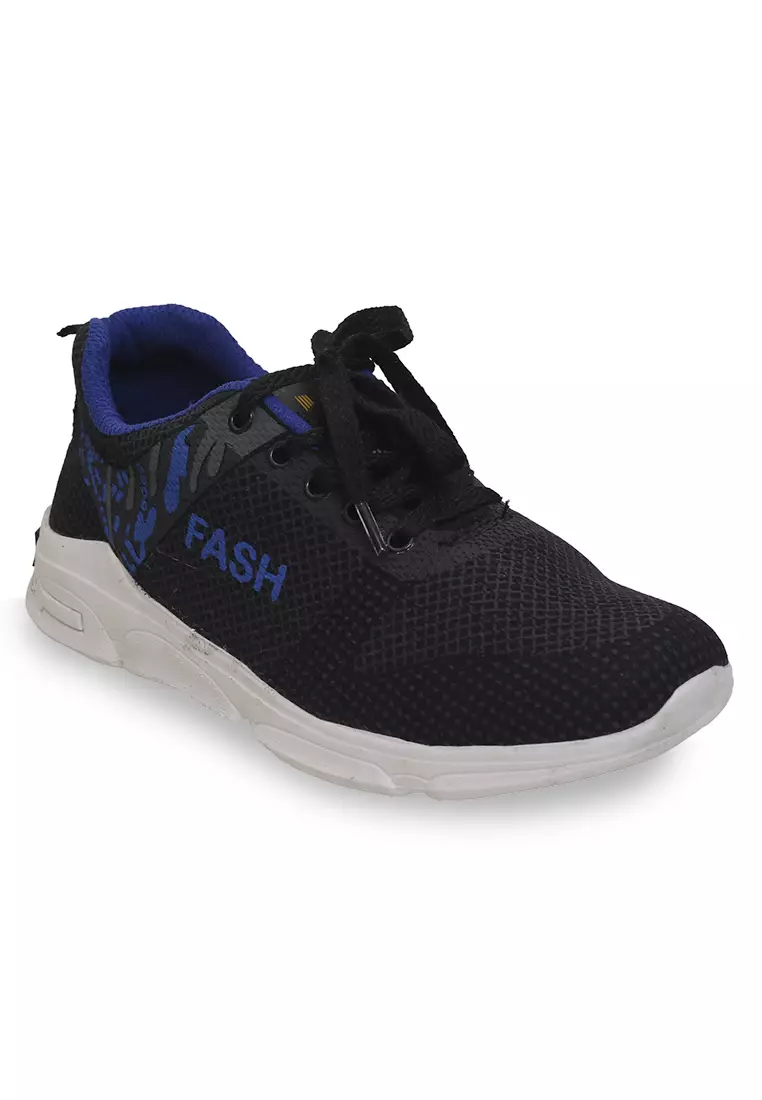Ahya Sepatu Sneakers Tali Pria Wanita Lighweight Casual Shoes Material Mesh ORIGINAL - Blue