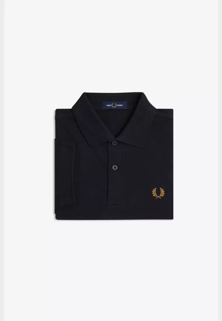 Fred Perry M6000 The Fred Perry Shirt (Black / Dark Caramel)