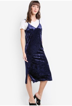 MDSCOLLECTIONS  Indie Dress in Navy