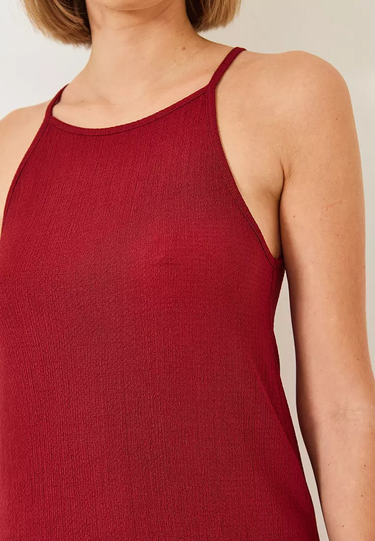 Women's Strappy Summer Long Knitted Dress 70243 60271033