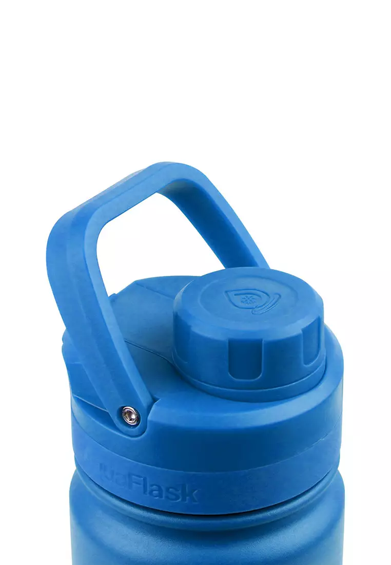 22oz Pacific Blue New Sports Lid Bottle Wide Mouth Vacuum Insulated Stainless Steel Drinking Water Bottle