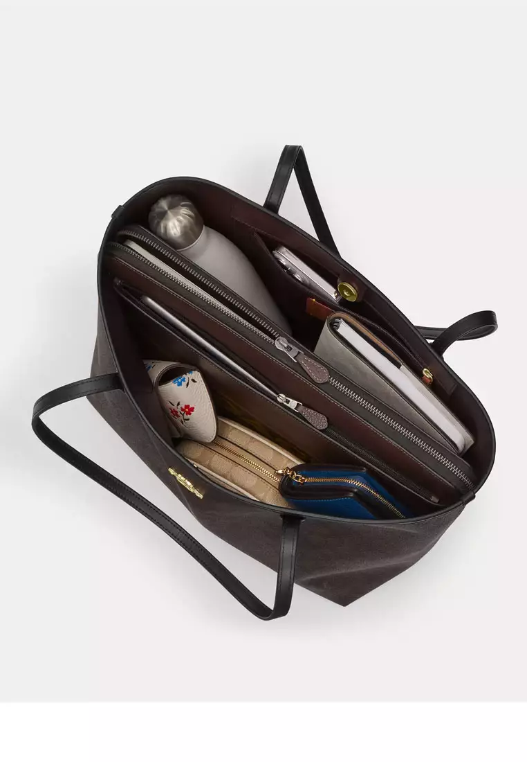 City Tote Bag In Signature Canvas