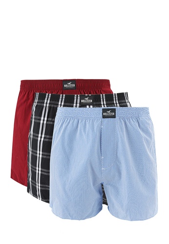 HOLLISTER red Woven Boxers 0AA19US5D896BAGS_1