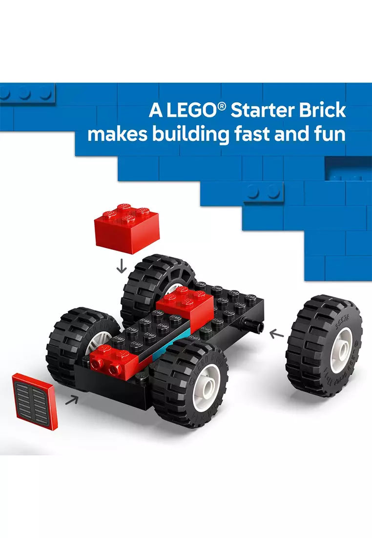 Buy LEGO® City 60461 Red Farm Tractor with Trailer & Sheep, Age 4 ...