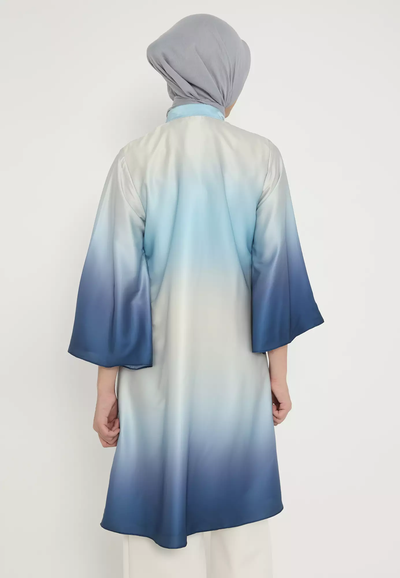 Oceant Rust Tunic Gradation In Blue By Brilliant Girl Warna BIRU