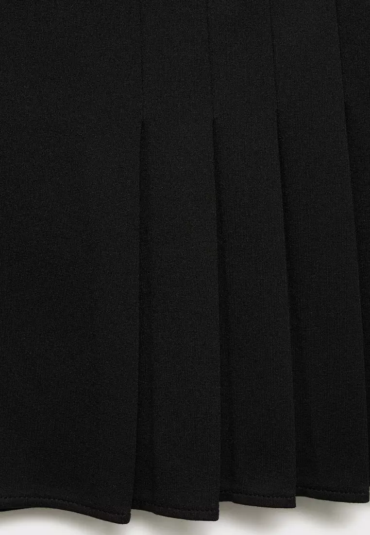 Pleated Mini-Skirt