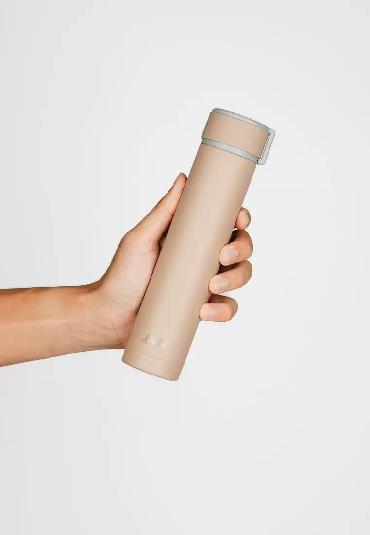 Oasis Skinny Mini Insulated Water Bottle 250ML Matte - Latte