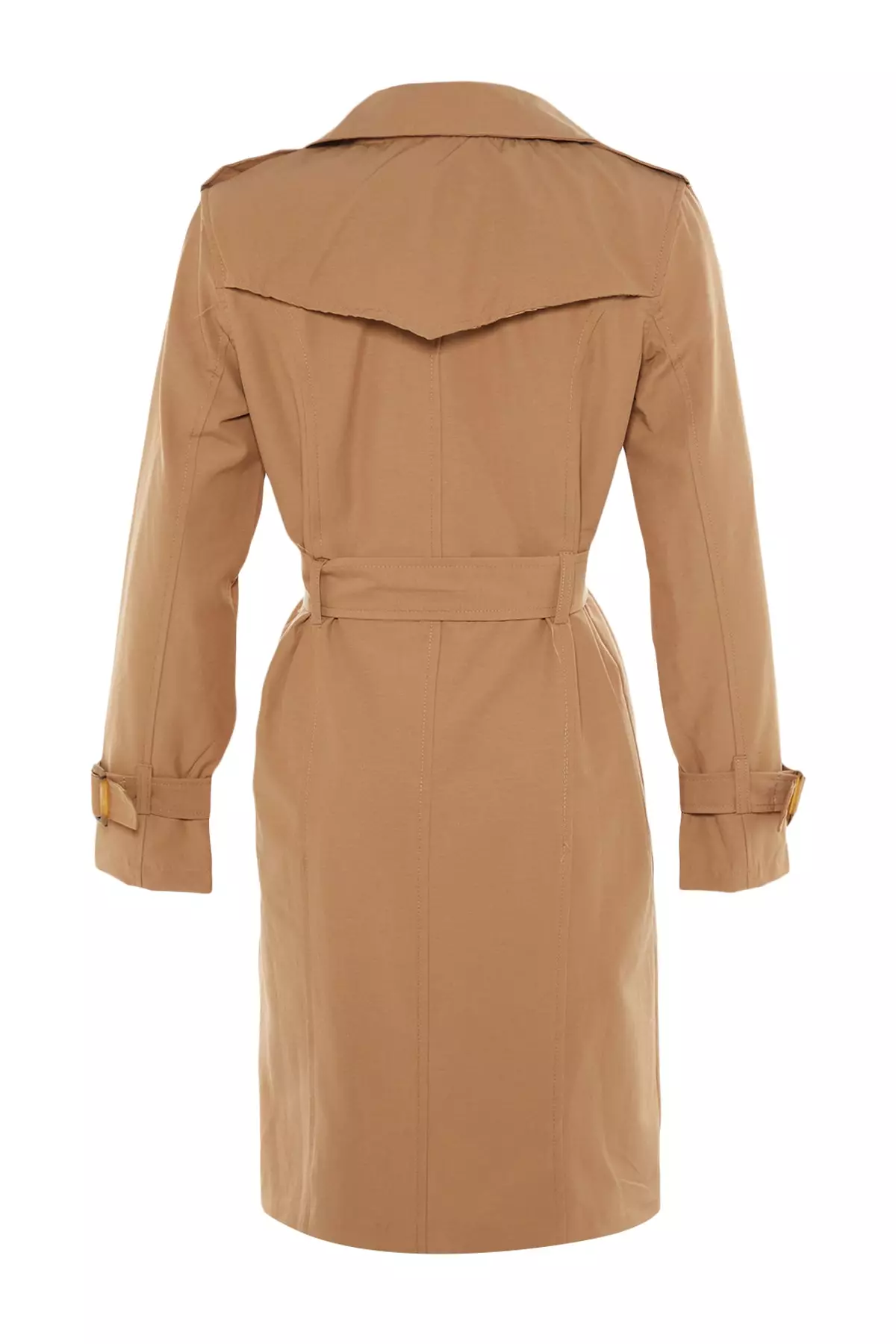 Belted Longline Trench Coat