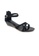 SHINE black SHINE Ankle Strap Back Zip Wedge Sandales F67F5SHDF2B342GS_2