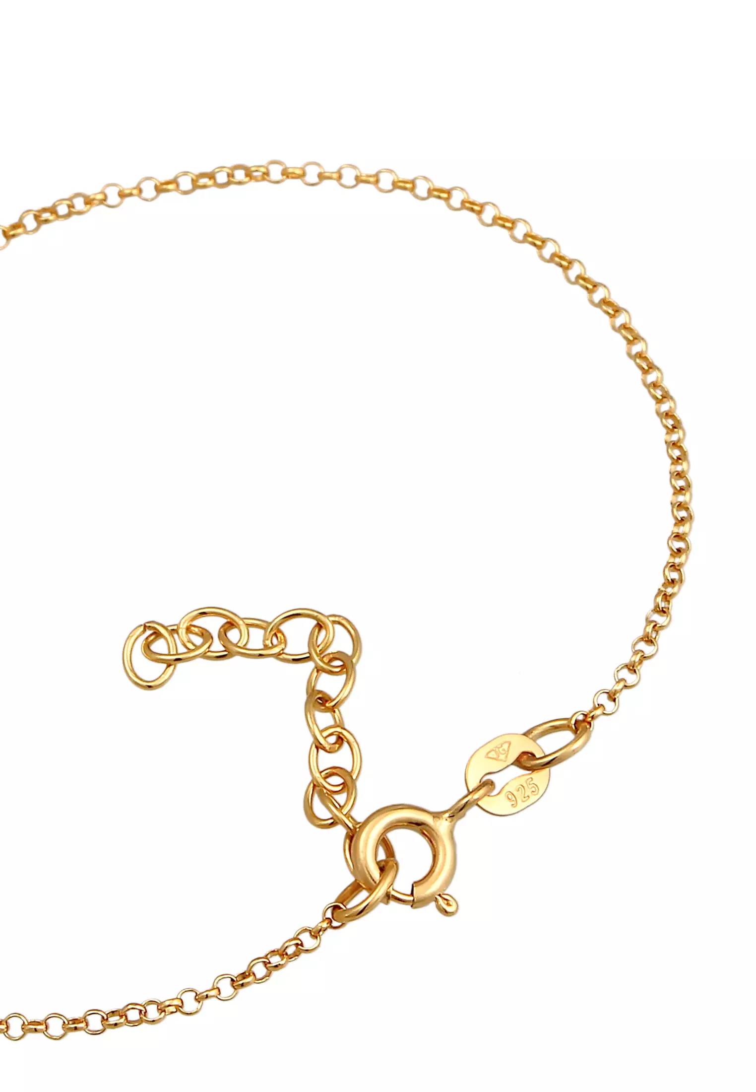 Bracelet Butterfly Pendant Cut-Out Gold Plated