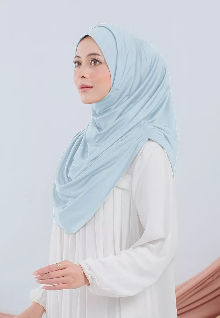 HIJAB INSTAN VALEEQA - LIGHT BLUE