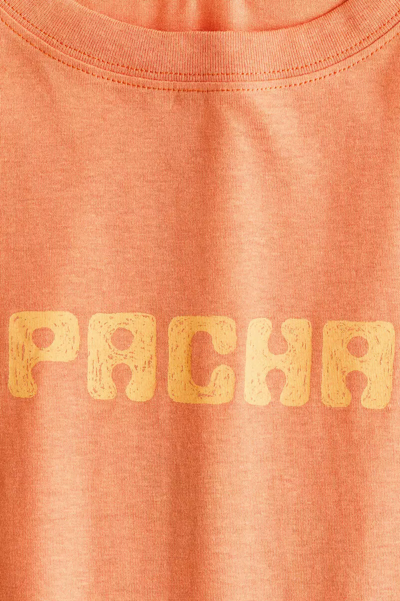 Oversized print-motif T-shirt
