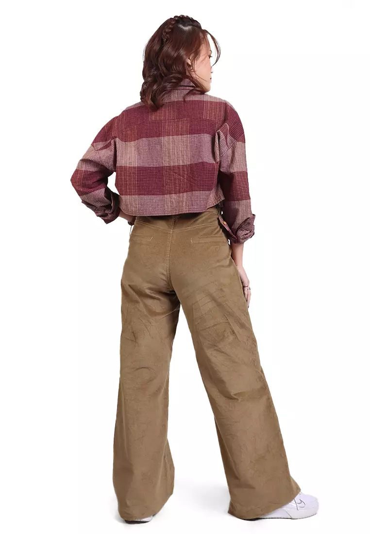 Low Waist Corduroy Utility Pants