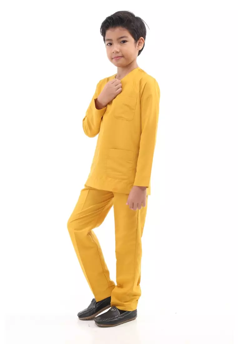 Baju Melayu Moden Teluk Belanga For Kids