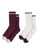 Les Girls Les Boys brown Cotton Mix Branded Sport 2 Pack Socks 986A0AA934FD45GS_1