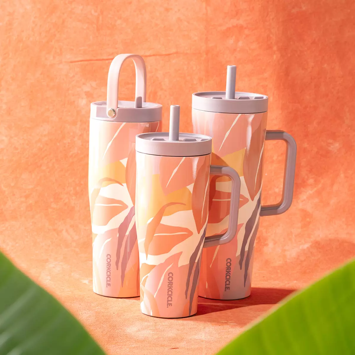 CORKCICLE Go Cup XL 30oz - Tropical Hideaway