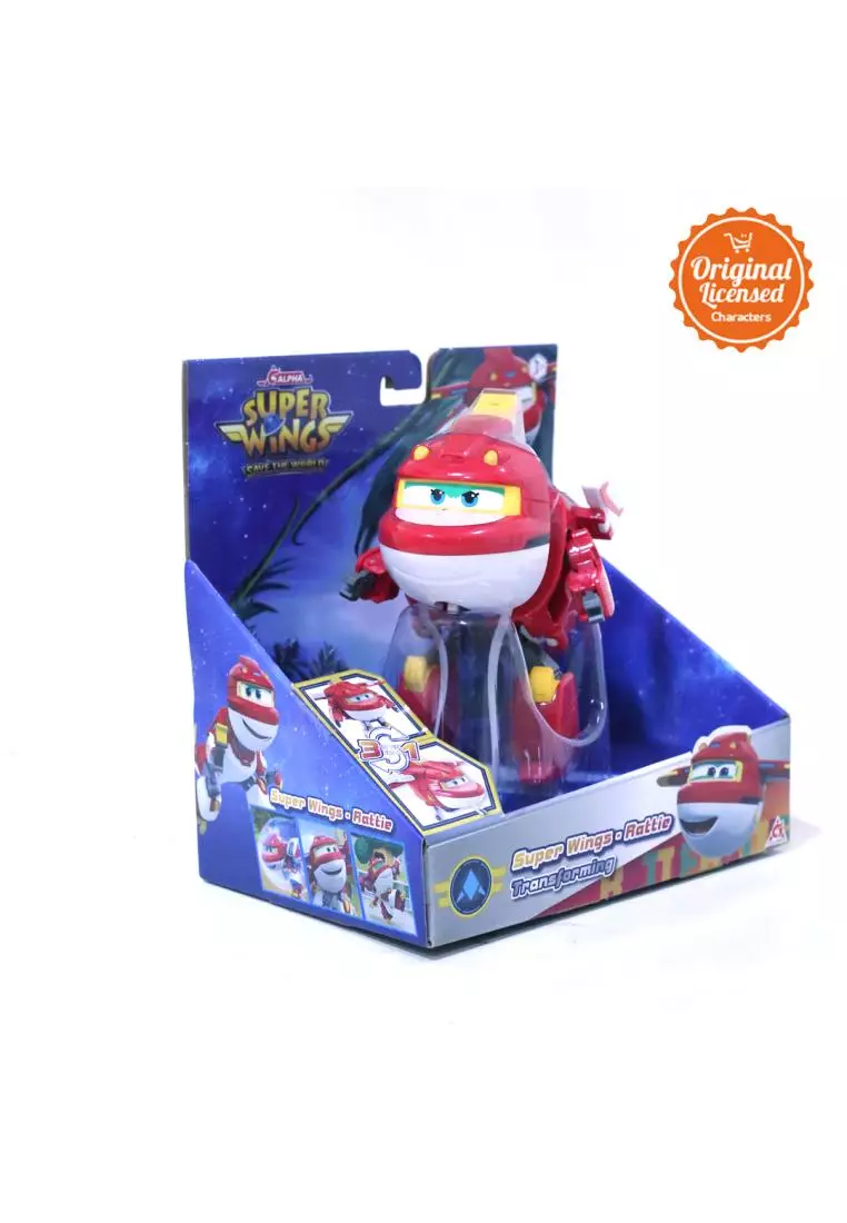 Jual Character-Land Super Wings 5 inch Transforming -Rattie Original ...
