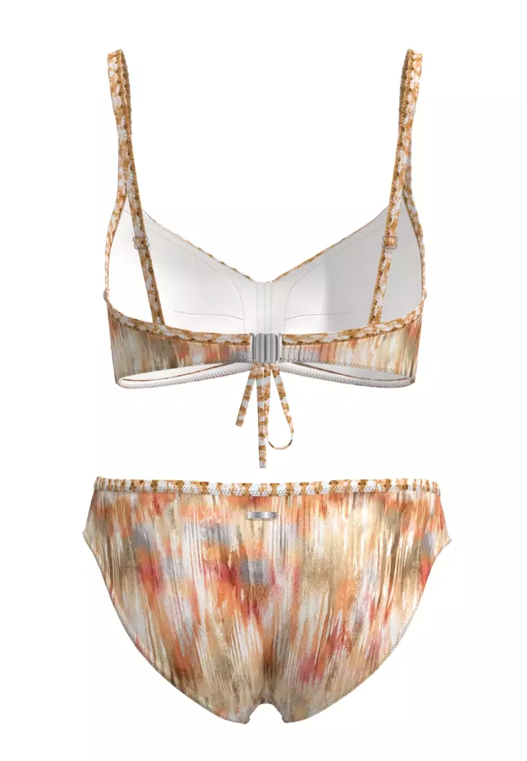 Mirage Earth Ruched Front Bikini Set