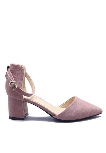 Twenty Eight Shoes pink Strap Mid Heel 883-1 CB22CSH19E1D56GS_1