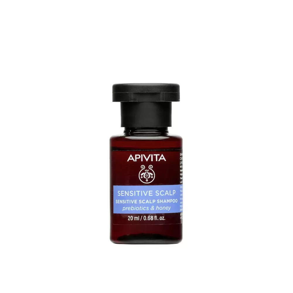 GF Apivita Sensitive Scalp Shampoo 20 ml | Sampo Natural Non SLS untuk Kulit Kelapa Sensitif Menenangkan Lembut Mengurangi Rasa Gatal