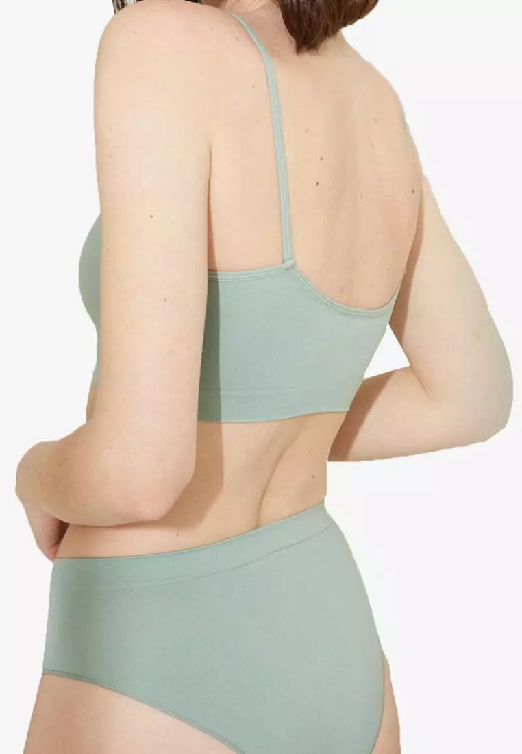 Buy women'secret Seamless Halterneck Top With Removable Cups 2024 Online