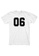 MRL Prints white Number Shirt 06 T-Shirt Customized Jersey 68E28AA03F6BF0GS_1