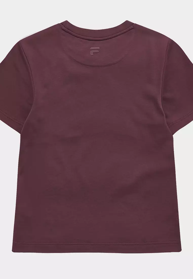 Maroon online fila shirt
