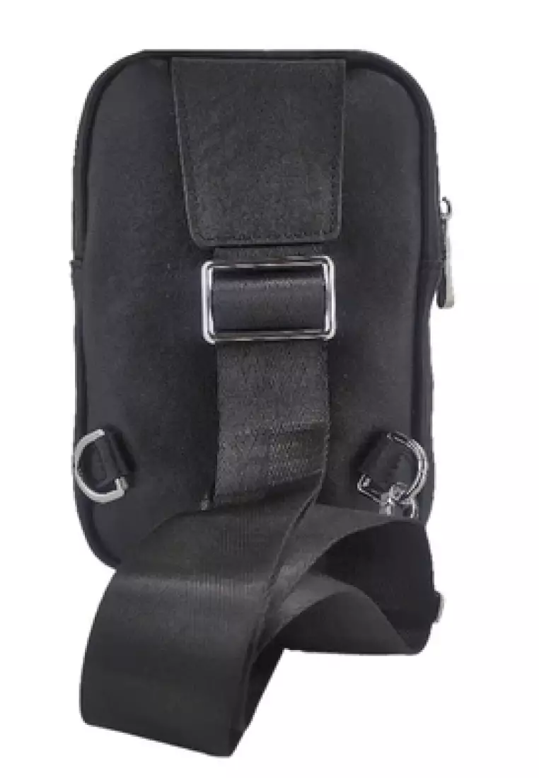 Pierre Cardin Tas Selempang Punggung Pria Body Bag Sling Bag Kulit 0112830801BLA-BLACK