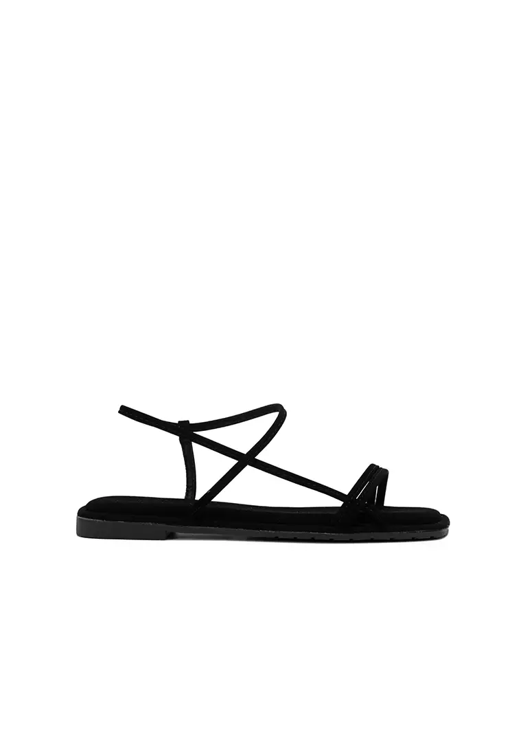 Discount on Nose  shoes - SKU: Strappy Flat Sandal