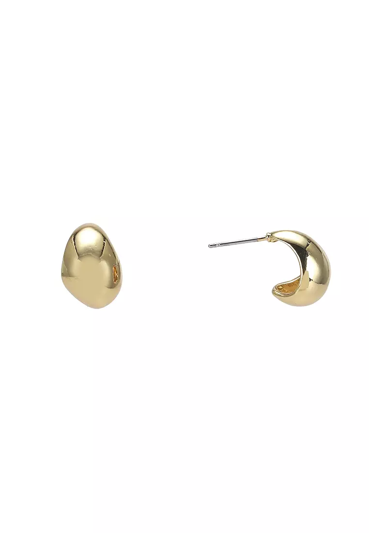 Gold plated top earrings online shopping