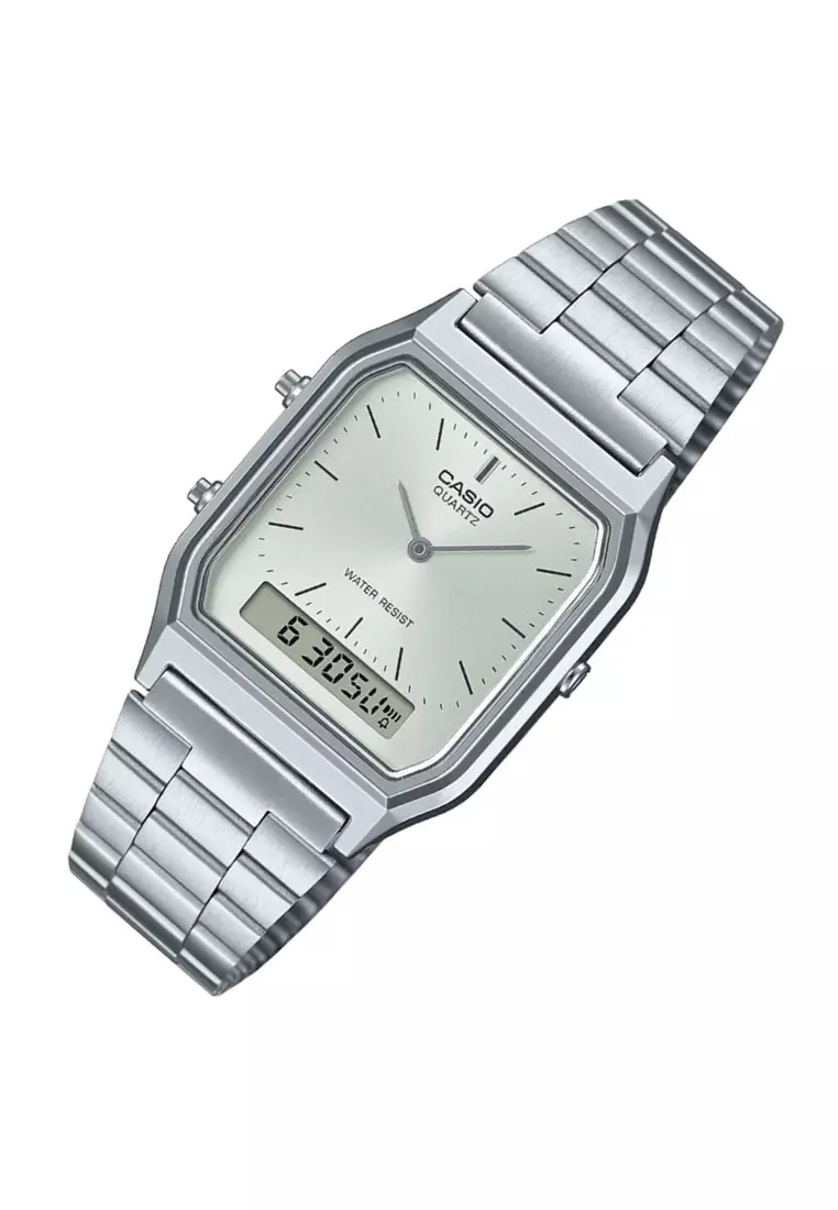 Digital Analog Watch AQ-230A-7AMQYDF