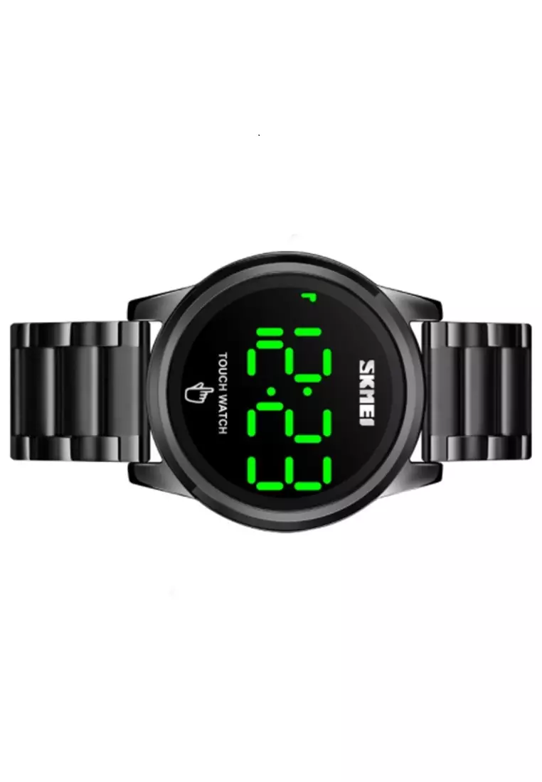 Jam Tangan Digital Pria Waterproof Many Function Strap Tali Material Stainless Steel BY59 ORIGINAL