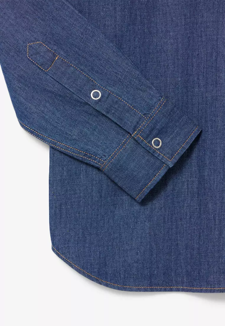 Regular Fit Lightweight Denim Shirt