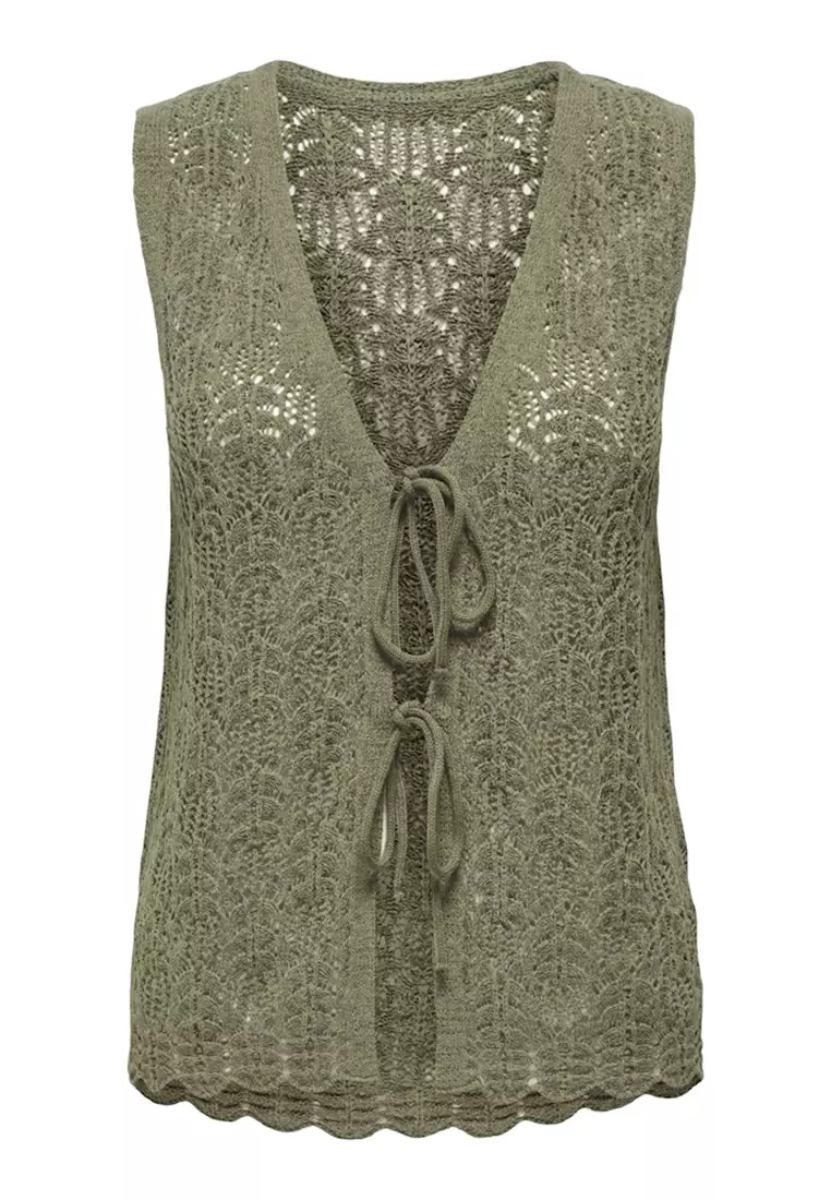 Kofi Bayo V-Neck Tie Vest