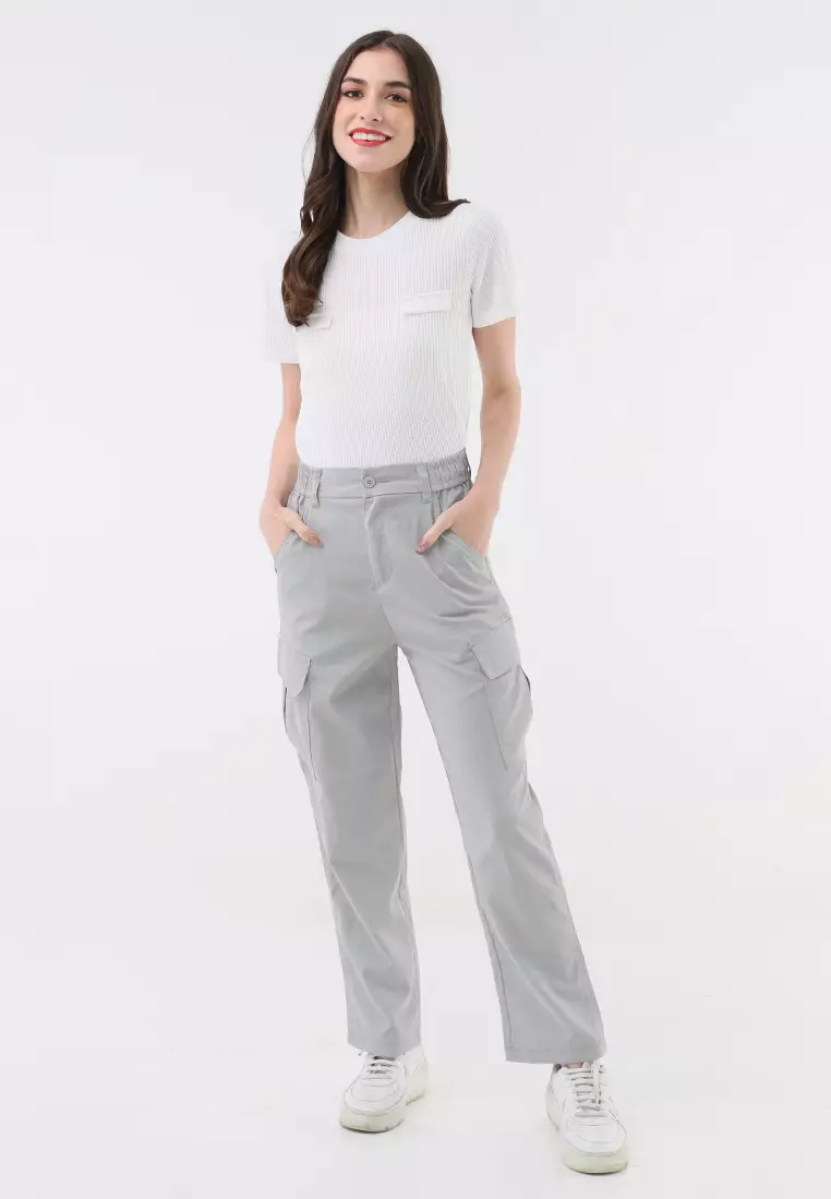 Colored Wide Leg Pants Ladies