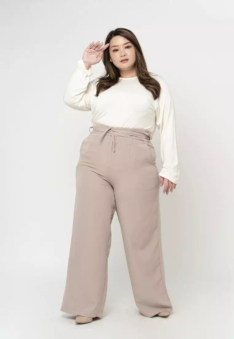 Plus Size Reguler Pants Hailey Blushed