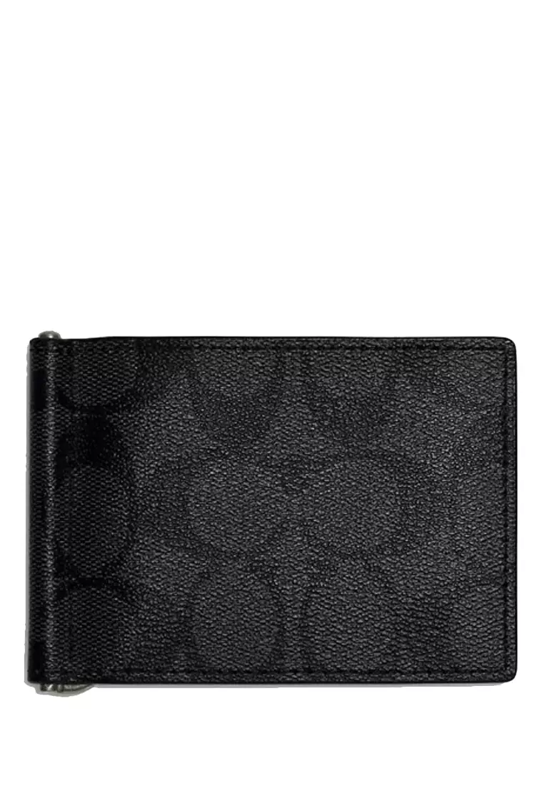 Coach wallet clip top